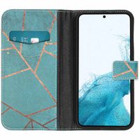 imoshion Coque silicone design Samsung Galaxy S22 - Blue Graphic