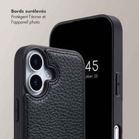 Selencia Coque de télephone Nova avec cordon et porte-cartes Apple iPhone 17 - Noir