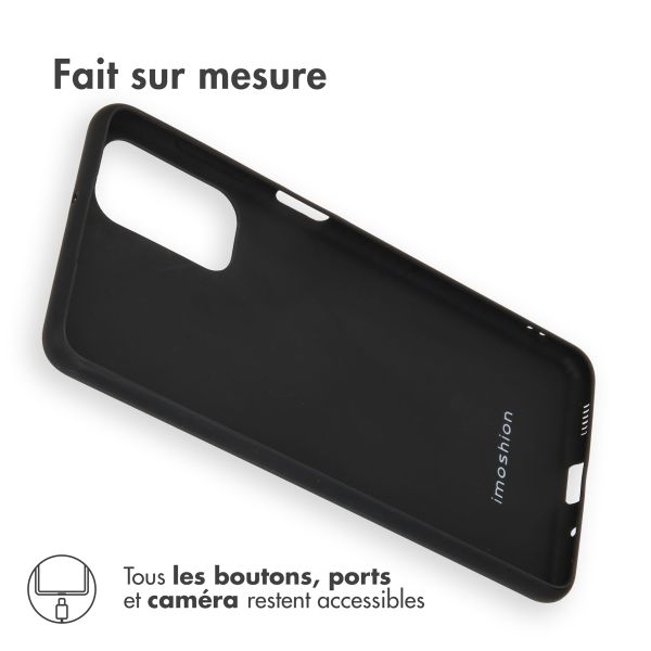 imoshion Coque Couleur Samsung Galaxy M52 - Noir