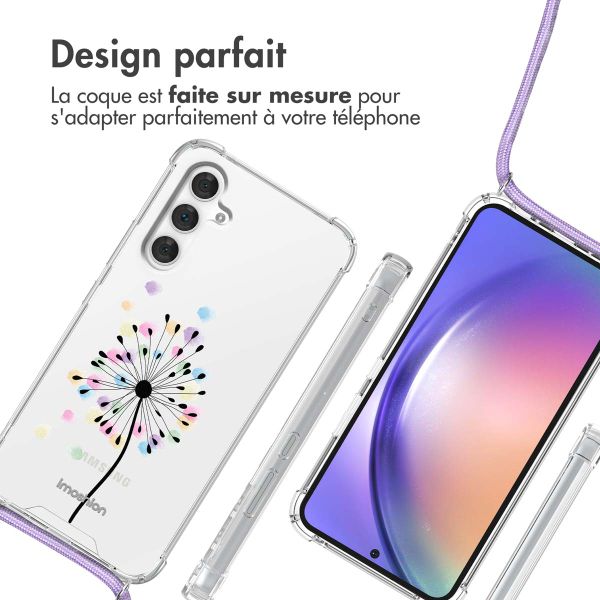 imoshion Coque Design avec cordon Samsung Galaxy A54 (5G) - Sandstone Dandelion