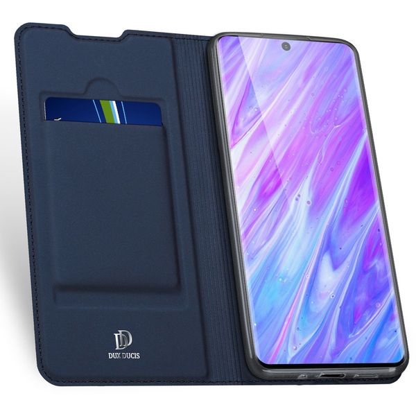 Dux Ducis Étui de téléphone Slim Samsung Galaxy S20 - Bleu foncé