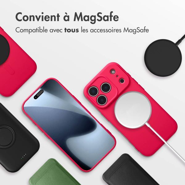 imoshion Coque Couleur avec MagSafe Apple iPhone 17 Pro - Neon Pink