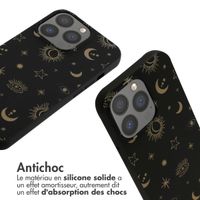 imoshion Coque design en silicone avec cordon iPhone 13 Pro - Sky Black