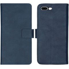 imoshion Étui de télephone portefeuille de luxe Apple iPhone 8 Plus / 7 Plus - Bleu foncé