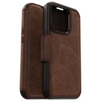 OtterBox Étui de télephone portefeuille Strada MagSafe Apple iPhone 15 Pro - Marron
