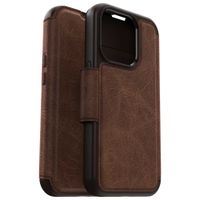 OtterBox ﻿Étui de téléphone portefeuille Strada MagSafe iPhone 15 Pro - Brun