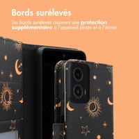 imoshion Étui de télephone portefeuille Design Motorola Moto G34 - Sky Black