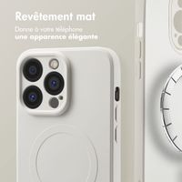 imoshion Coque Couleur avec MagSafe Apple iPhone 14 Pro - Beige