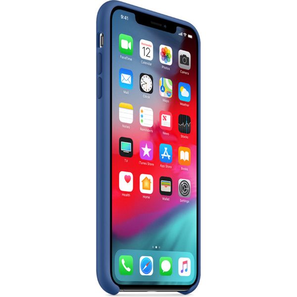 Apple Coque en silicone Apple iPhone Xs Max - Delft Blue