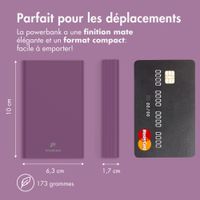 imoshion Ultra Series Batterie externe 10.000 mAh - Bordeaux