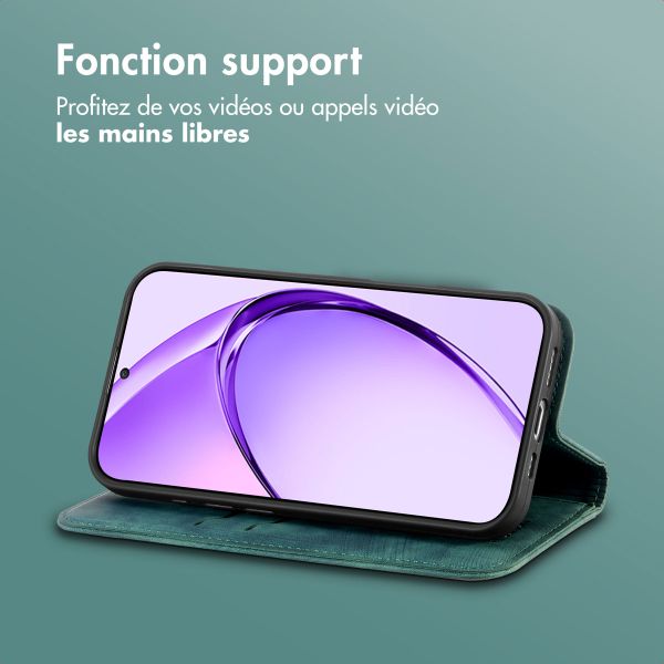 imoshion Étui de téléphone portefeuille Slim Oppo A5 5G (2025) - Vert