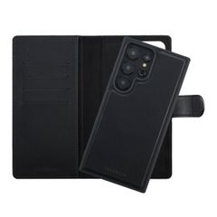 Selencia Étui portefeuille amovible Olyn avec MagSafe Samsung Galaxy S24 Ultra - Noir