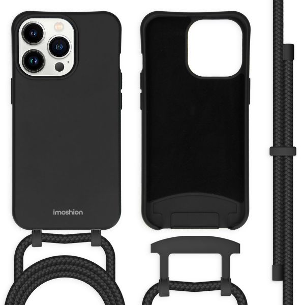 imoshion Coque de couleur avec cordon amovible iPhone 13 Pro - Noir