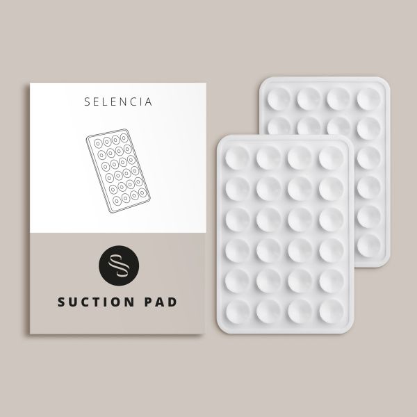 Selencia Pack de 2 Supports de téléphone à ventouse - Blanc