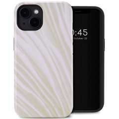 Selencia Coque arrière Vivid avec MagSafe Apple iPhone 14 - Nature Light Brown