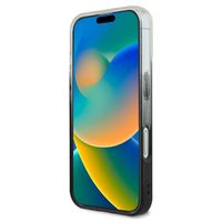 Guess Coque MagSafe IML Glitter Gradient Apple iPhone 16 - Noir