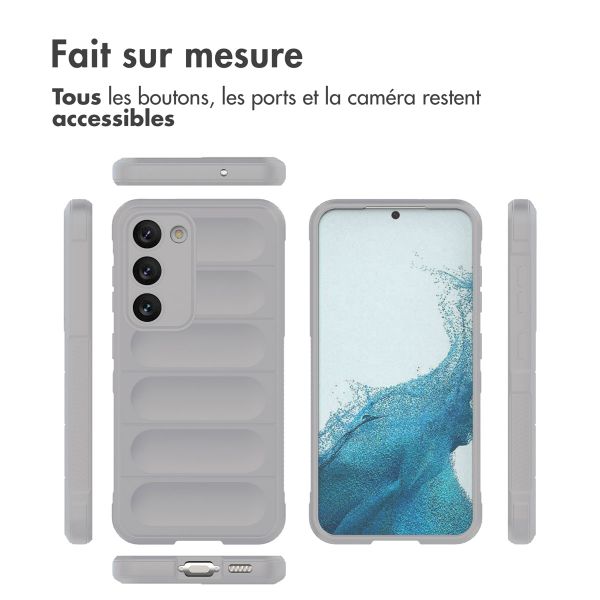 imoshion Coque arrière EasyGrip Samsung Galaxy S23 Plus - Gris