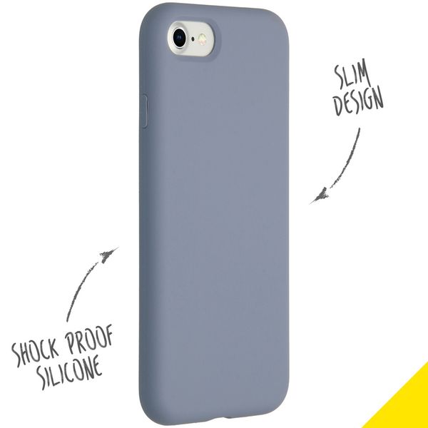 Accezz Coque Liquid Silicone Apple iPhone SE (2022 / 2020) / 8 / 7