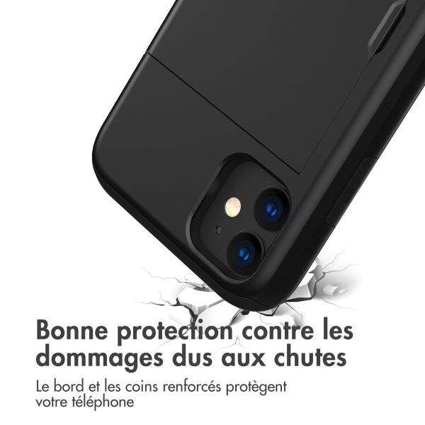 imoshion Coque arrière avec porte-cartes Apple iPhone 11 - Noir
