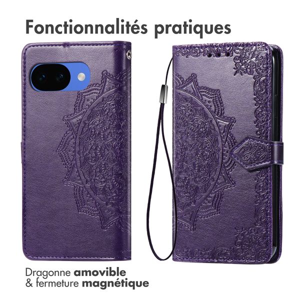 imoshion Etui de télephone Mandala Google Pixel 10a - Violet