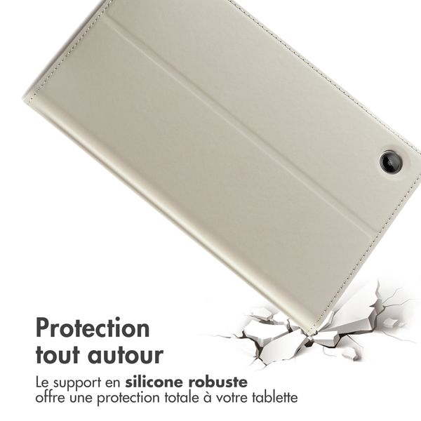 Accezz Coque tablette Classic Samsung Galaxy Tab A11 - Greige
