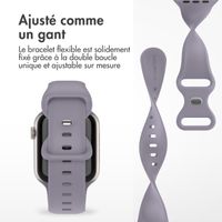imoshion Bracelet en silicone⁺ Apple Watch Series 1 t/m 11 / SE / Ultra (44/45/46/49 mm) - Taille M/L - Lavender