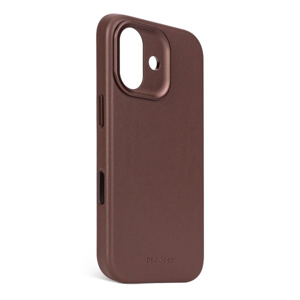 Decoded Coque en cuir MagSafe Apple iPhone 17 - Chocolate Brown