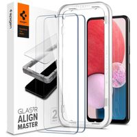 Spigen Protection d'écran en verre trempé AlignMaster Cover 2 Pack Samsung Galaxy A13 (4G)