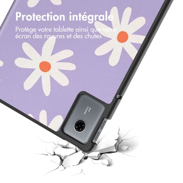 imoshion Coque tablette Design Trifold Lenovo Idea Tab - Flower Distance