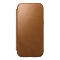 Nomad Étui de télephone portefeuille Modern Leather Folio Apple iPhone 16 Pro - English Tan