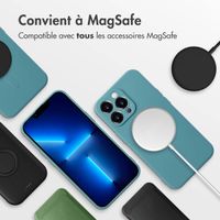 imoshion Coque Couleur avec MagSafe Apple iPhone 13 Pro - Smoke Green