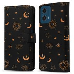 imoshion Étui de télephone portefeuille Design Motorola Moto G34 - Sky Black