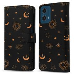 imoshion Étui de téléphone portefeuille Design Motorola Moto G34 - Sky Black