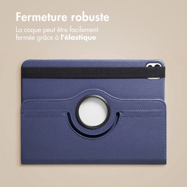 imoshion Coque tablette rotatif à 360° Apple iPad Air 11 pouces (2026) M4 / (2025) M3 / (2024) M2 / Air 5 (2022) / Air 4 (2020) / Pro 11 (2018/2020) - Bleu foncé