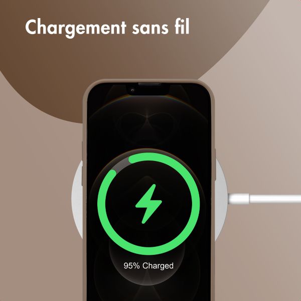 imoshion Coque Couleur Apple iPhone 12 (Pro) - Marron