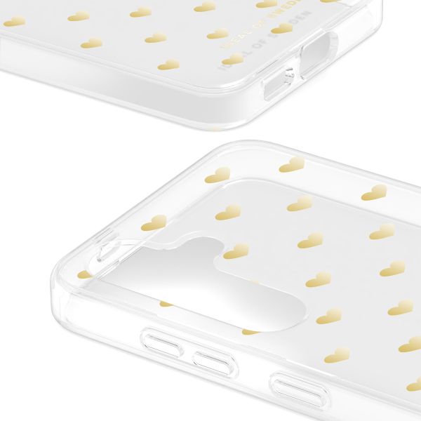 iDeal of Sweden Coque arrière Mirror Samsung Galaxy S24 - Golden Hearts