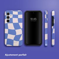 Selencia Coque arrière Vivid Samsung Galaxy A55 - Groovy Sapphire Blue