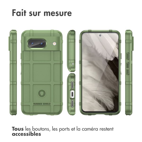 imoshion Coque Rugged Shield Google Pixel 8 - Vert foncé