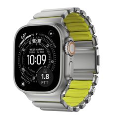 Nomad Bracelet Stratos Apple Watch Series 1 - 11 / SE / Ultra (44/45/46/49 mm) - Volt / Natural Titanium