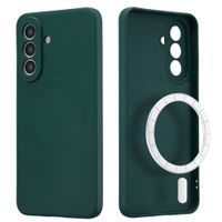 imoshion Coque Couleur avec MagSafe Samsung Galaxy A57 (5G) - Vert foncé