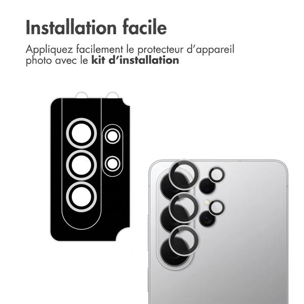 imoshion Lot de 2 protections d'objectif de caméra Samsung Galaxy S26 Ultra - Silver Shadow