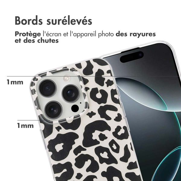 imoshion Coque Design Apple iPhone 16 Pro - Leopard Transparent