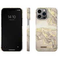 iDeal of Sweden Coque Fashion Apple iPhone 13 Pro Max - Sparkle Greige Marble