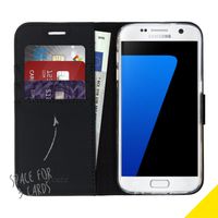 Accezz Étui de télephone Wallet Samsung Galaxy S7 - Noir