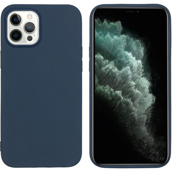 imoshion Coque Couleur iPhone 12 Pro Max - Bleu foncé