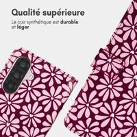imoshion Étui de télephone portefeuille Design Samsung Galaxy A26 - Bloom Love Blush