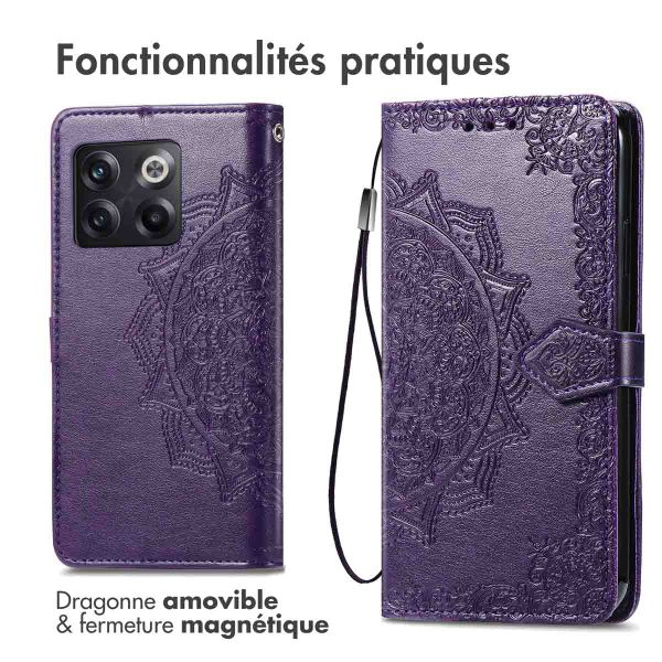 imoshion Etui de télephone Mandala OnePlus 10T - Violet