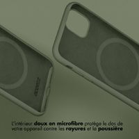 Accezz Coque Liquid Silicone Samsung Galaxy A35 - Cooper Green