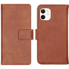 imoshion Étui de télephone portefeuille Apple iPhone 12 Mini - Marron