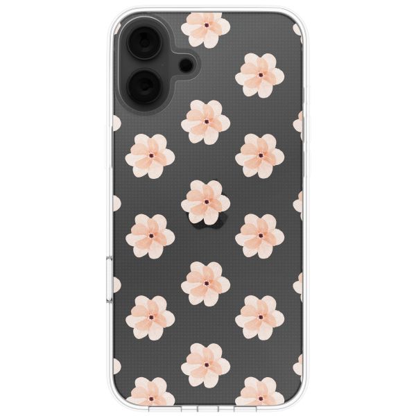 imoshion Coque Design Apple iPhone 16 - Floral Peach